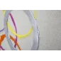 OBRAZ NA PŁÓTNIE FLOATING CIRCLES -A- 80X3X80 cm